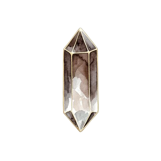 Illustration of Smoky Quartz